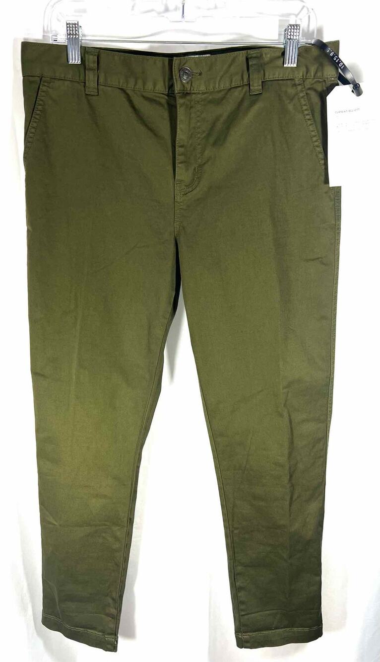 Current/Elliott Size 29=8 Dk Olive Solid NEW Designer Pants